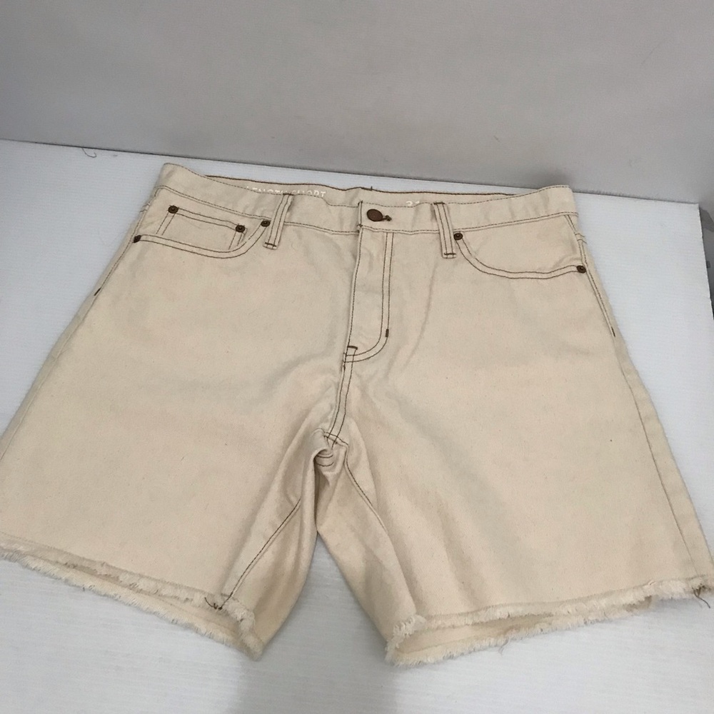 J. Crew Cream Denim Jean Shorts